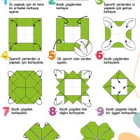 Sulu boya neye yarar? (Yonca origamisi)