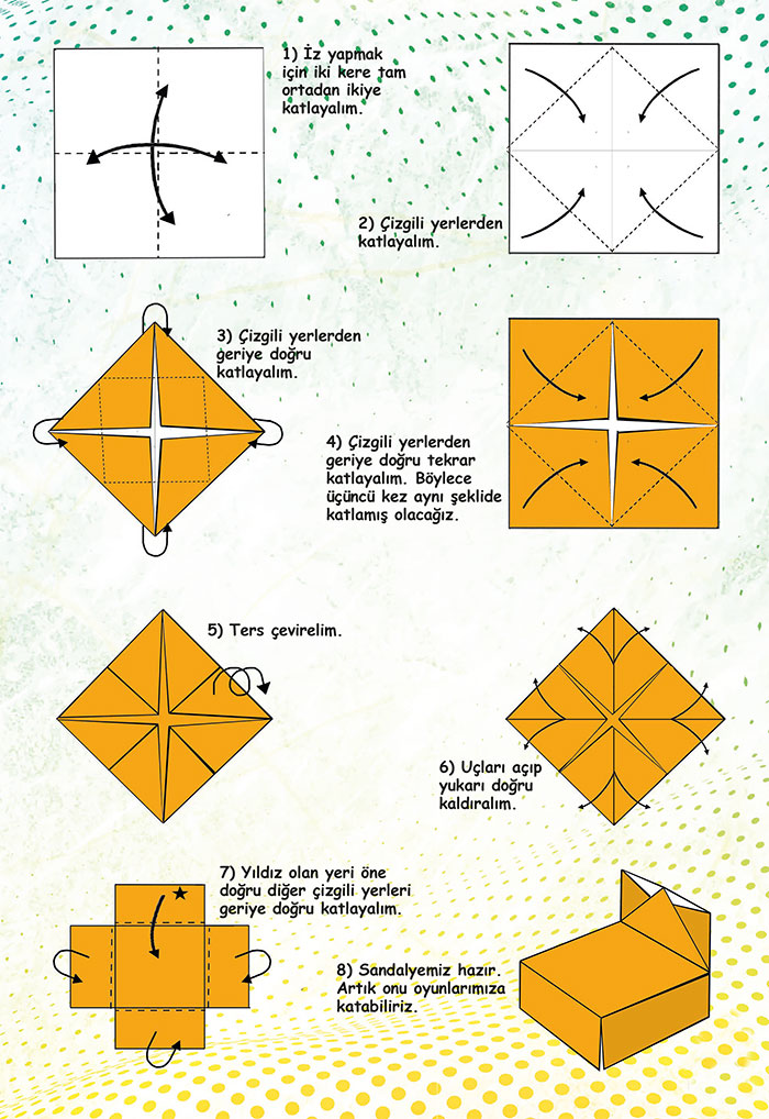 origami harfler