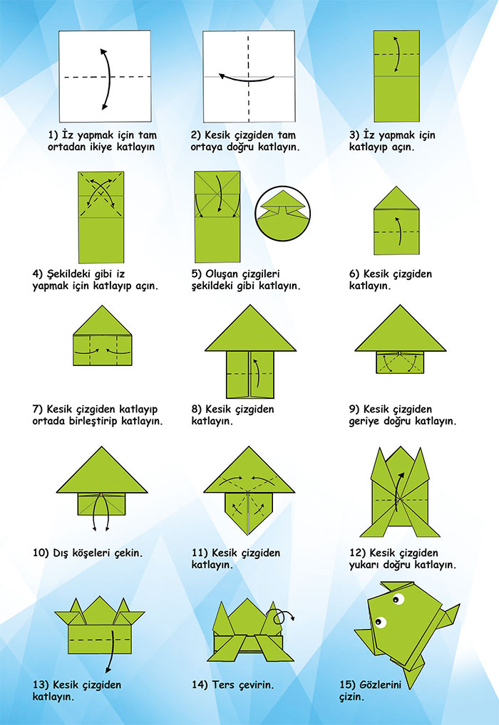 origami zıtlıklar